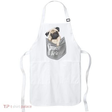 Pocket Pug Cute Apron