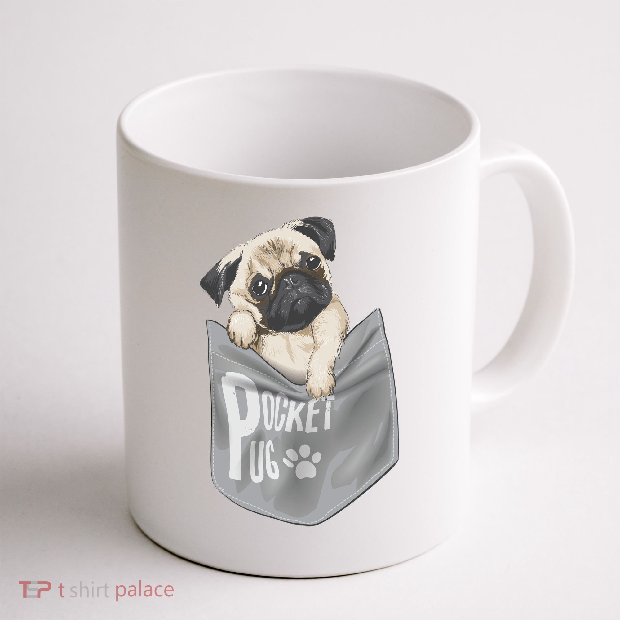 Pocket Pug Cute Coffee Mug