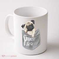 Pocket Pug Cute Coffee Mug thumb 0