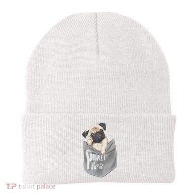 Pocket Pug Cute Beanie