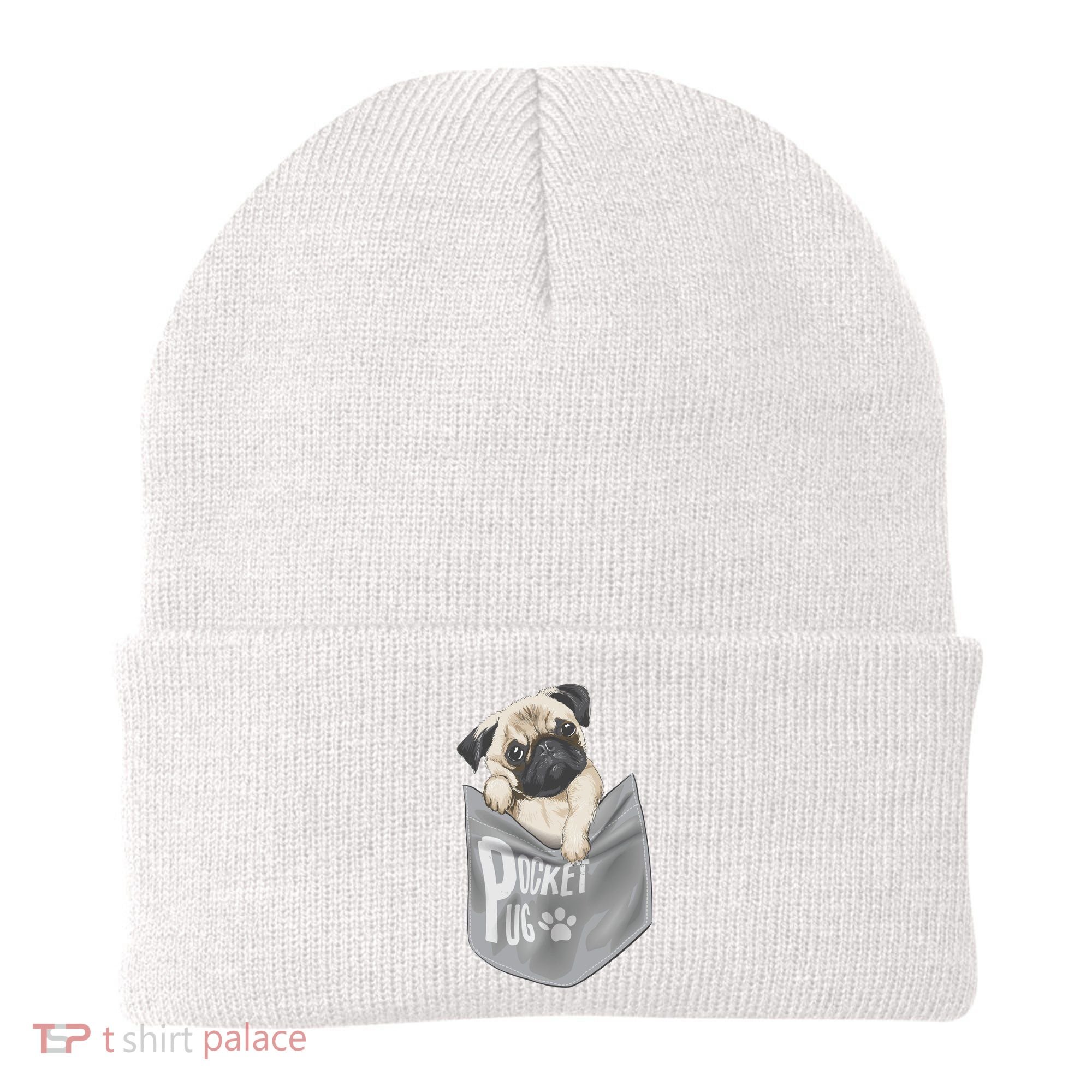 Pocket Pug Cute Beanie