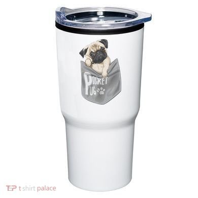 Pocket Pug Cute Tumbler