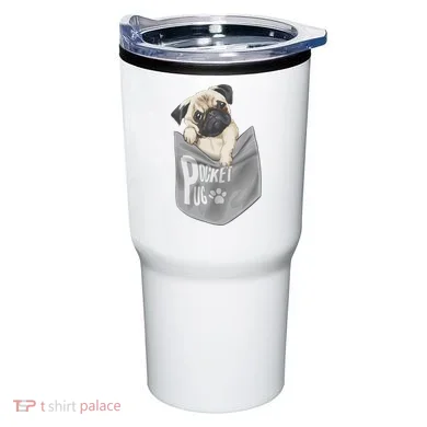 Pocket Pug Cute Tumbler