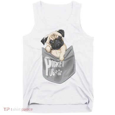 Pocket Pug Cute Tank Top