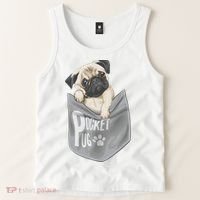 Pocket Pug Cute Tank Top thumb 2
