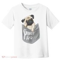 Pocket Pug Cute Toddler T-Shirt thumb 0