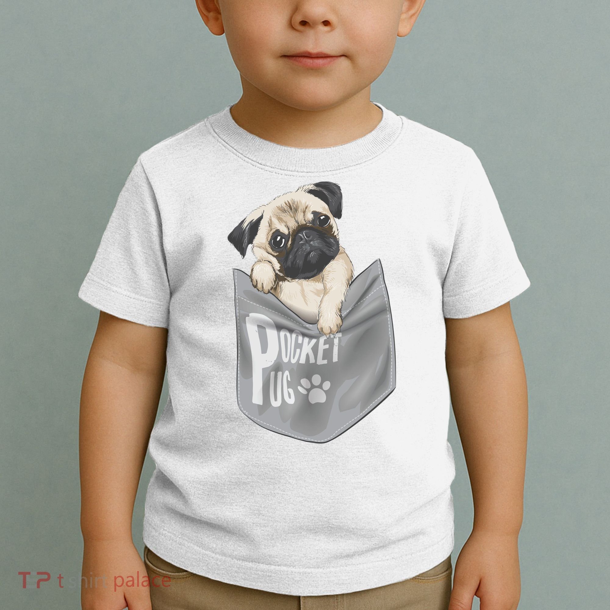 Pocket Pug Cute Toddler T-Shirt