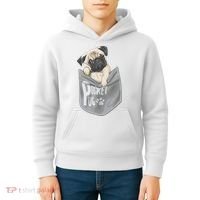 Pocket Pug Cute Kids Hoodie thumb 4