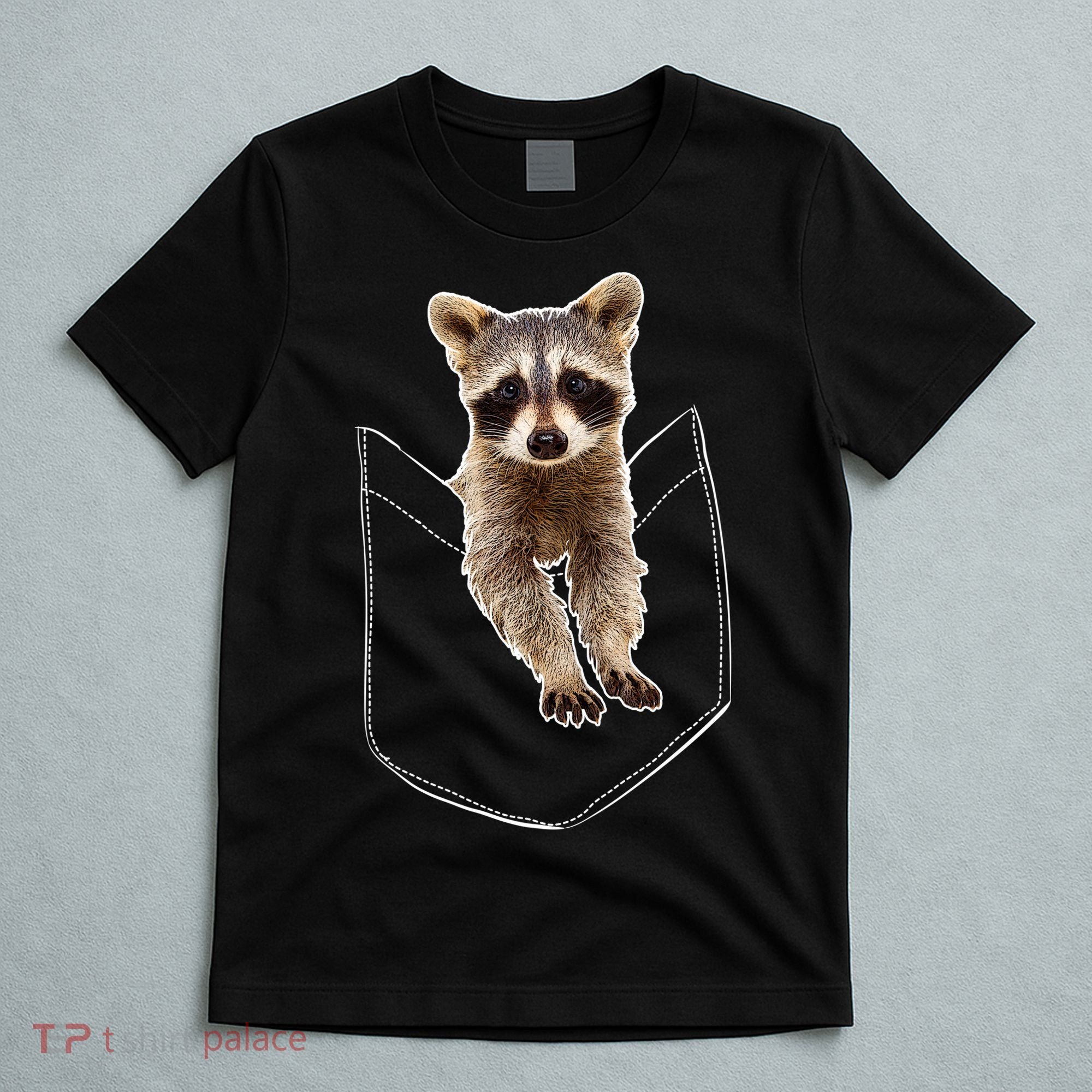 Pocket Raccoon Funny T-Shirt