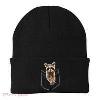 Pocket Raccoon Funny Beanie thumb 0