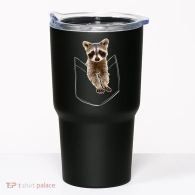 Pocket Raccoon Funny Tumbler