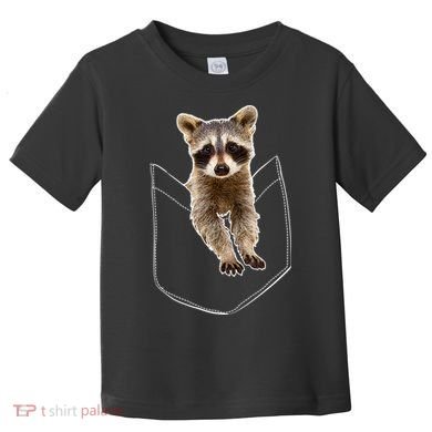 Pocket Raccoon Funny Toddler T-Shirt