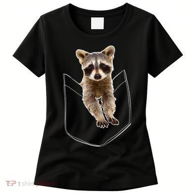Pocket Raccoon Funny Women's T-Shirt