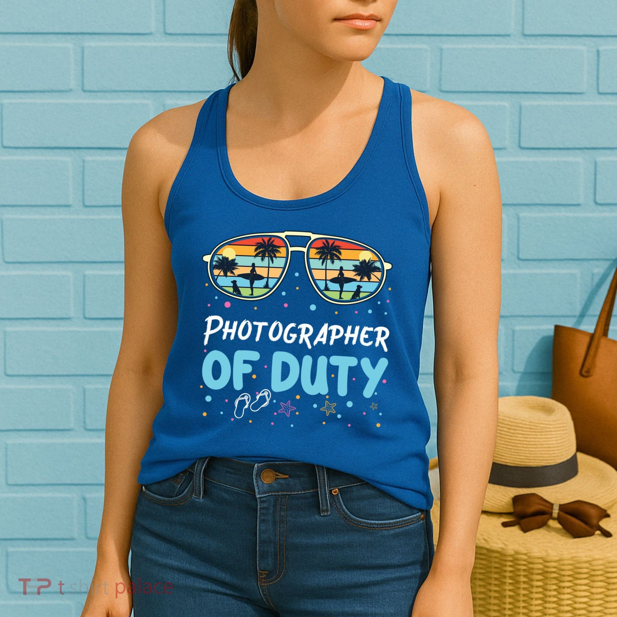 Photographer Of Duty Gift Photographer Gift Women's Tank Top
