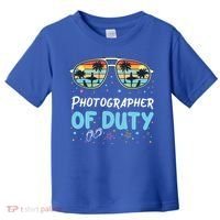 Photographer Of Duty Gift Photographer Gift Toddler T-Shirt thumb 0