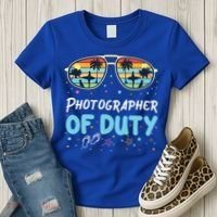 Photographer Of Duty Gift Photographer Gift Women's T-Shirt thumb 3