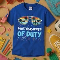 Photographer Of Duty Gift Photographer Gift Kids T-Shirt thumb 3