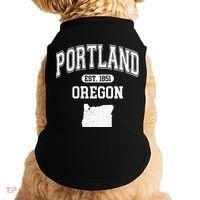 Portland Oregon Est 1851 Varsity Doggie Tank thumb 0