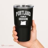 Portland Oregon Est 1851 Varsity Tumbler thumb 2