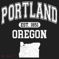 Portland Oregon Est 1851 Varsity Hat thumb 2