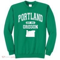Portland Oregon Est 1851 Varsity Sweatshirt thumb 0