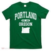 Portland Oregon Est 1851 Varsity T-Shirt thumb 0