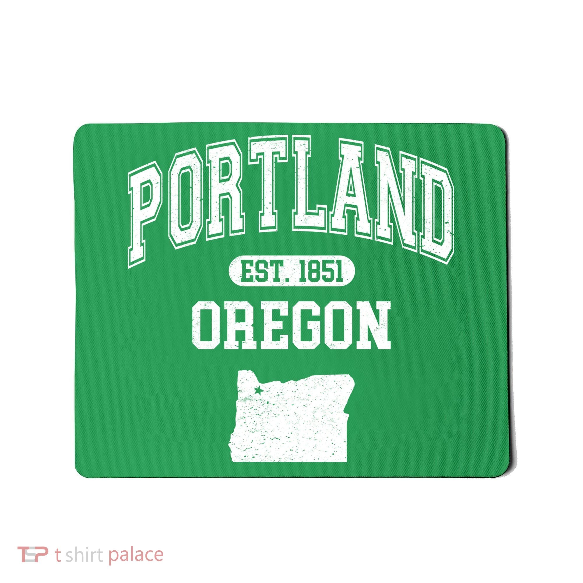Portland Oregon Est 1851 Varsity Mousepad