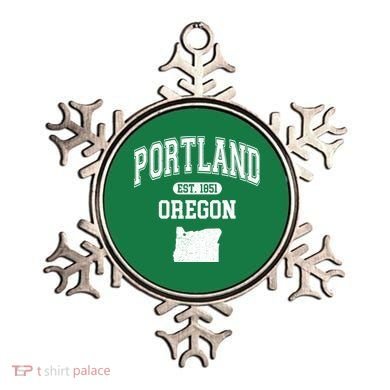Portland Oregon Est 1851 Varsity Ornament