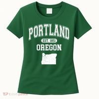Portland Oregon Est 1851 Varsity Women's T-Shirt thumb 0