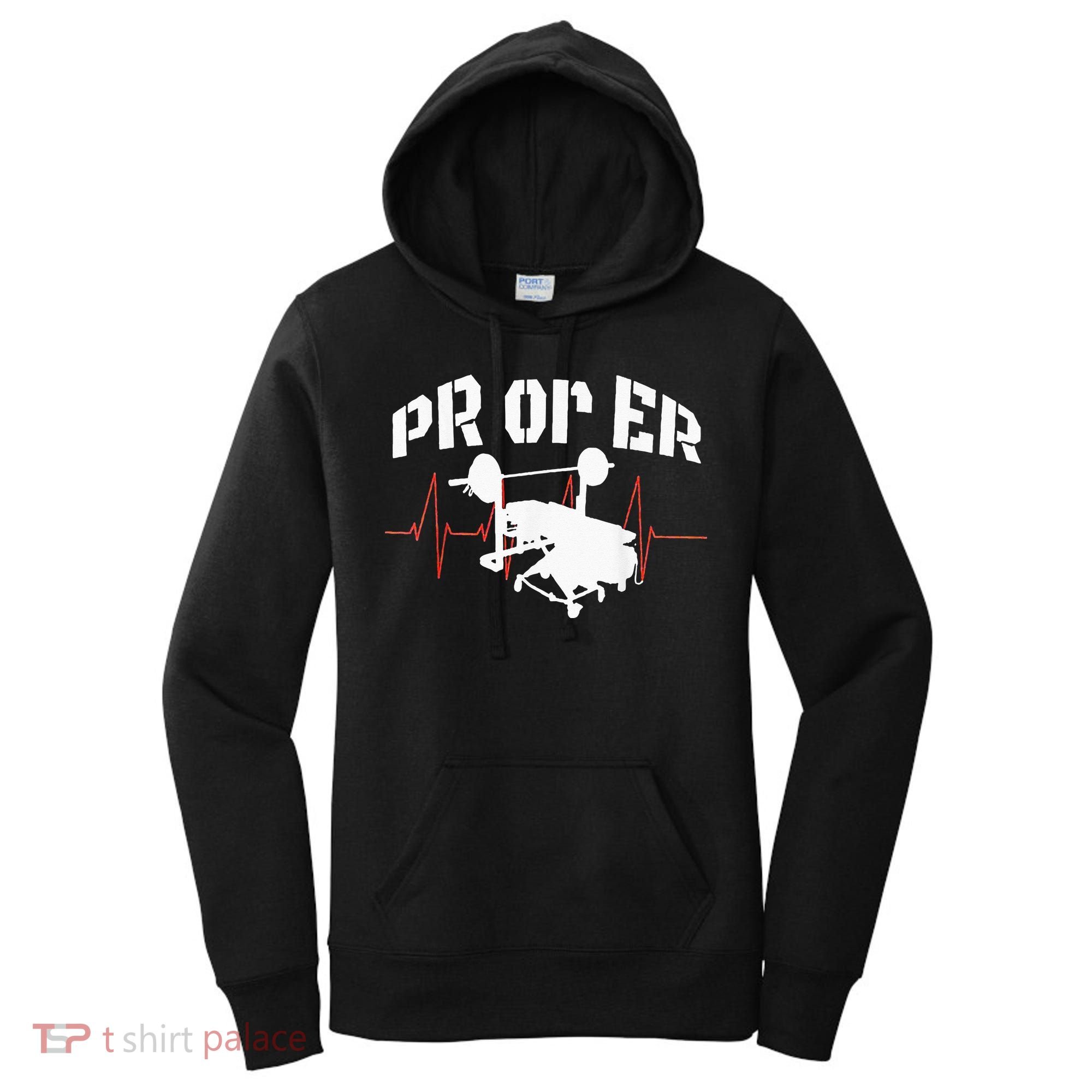PR Or Er Weightlifting Bodybuilding Fitness Gym Women's Hoodie