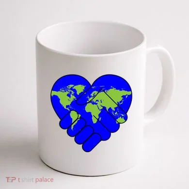 Peace On Earth Coffee Mug back