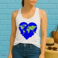 Peace On Earth Women's Tank Top thumb 2