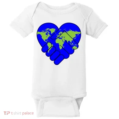 Peace On Earth Baby Bodysuit
