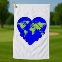Peace On Earth Golf Towel thumb 1