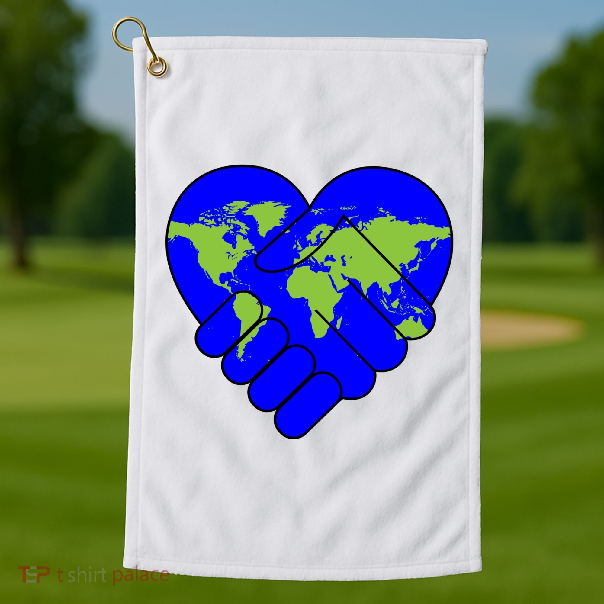 Peace On Earth Golf Towel