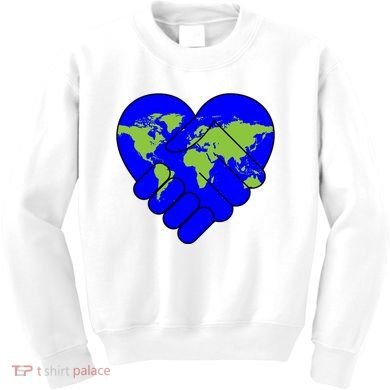 Peace On Earth Kids Sweatshirt