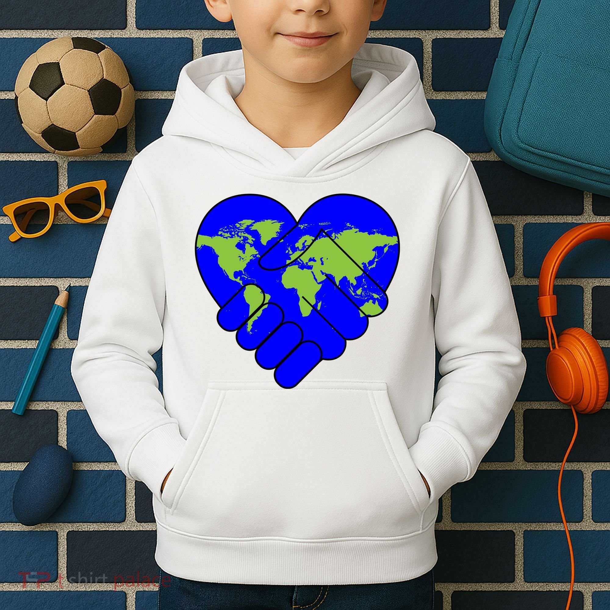 Peace On Earth Kids Hoodie