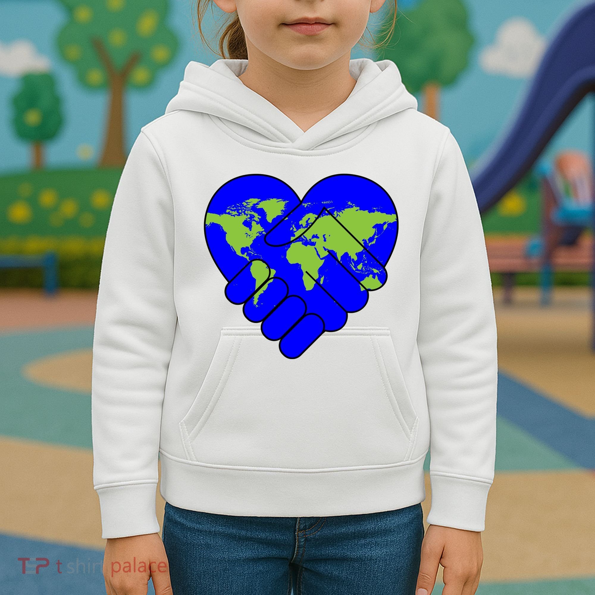 Peace On Earth Kids Hoodie