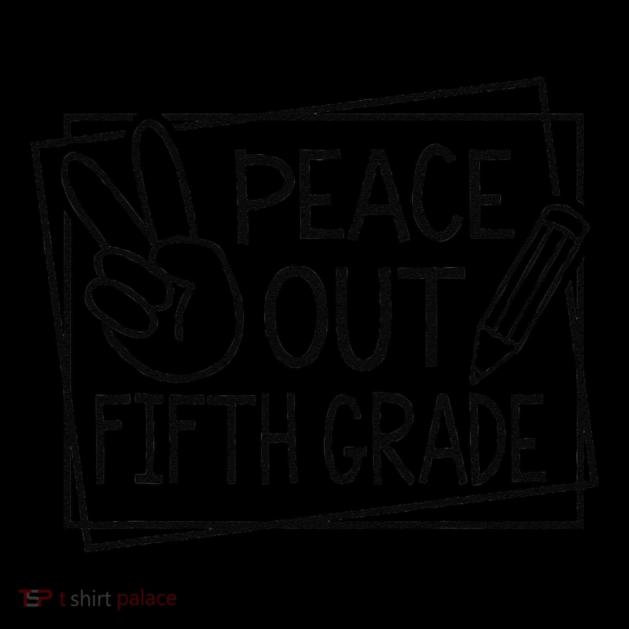 Peace Out Fifth Grade Last Day Of School Summer Break Coffee Mug