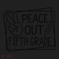 Peace Out Fifth Grade Last Day Of School Summer Break Tumbler thumb 3