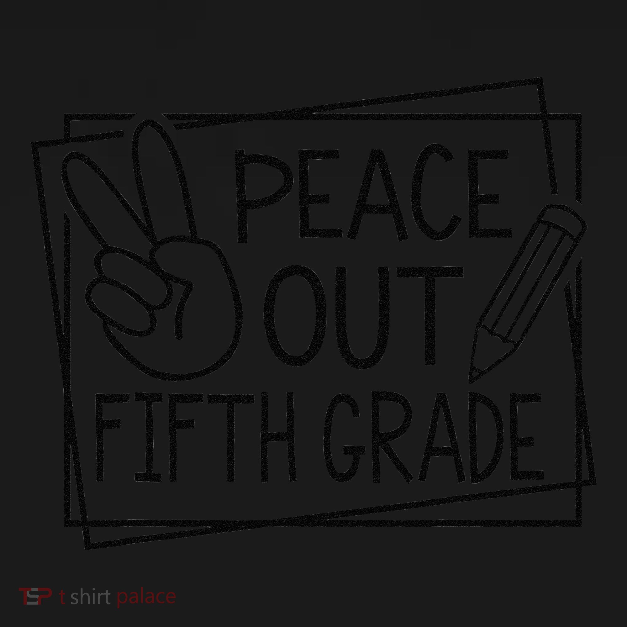 Peace Out Fifth Grade Last Day Of School Summer Break Women's Tank Top