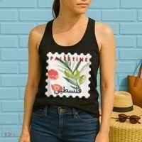 Palestine Olive Free Palestine Gaza Women's Tank Top thumb 2