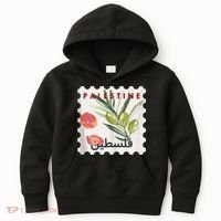 Palestine Olive Free Palestine Gaza Kids Hoodie thumb 0