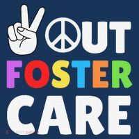 Peace Out Foster Care Parent Adoption Announcement Day T-Shirt thumb 7