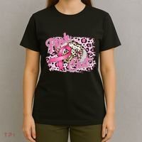 Pink Out Football Breast Cancer Awareness T-Shirt thumb 4