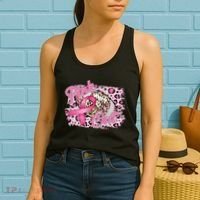 Pink Out Football Breast Cancer Awareness Women's Tank Top thumb 2