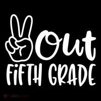 Peace Out Fifth Grade Backpack thumb 2