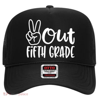 Peace Out Fifth Grade Hat