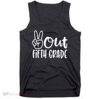 Peace Out Fifth Grade Tank Top thumb 0
