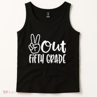 Peace Out Fifth Grade Tank Top thumb 2